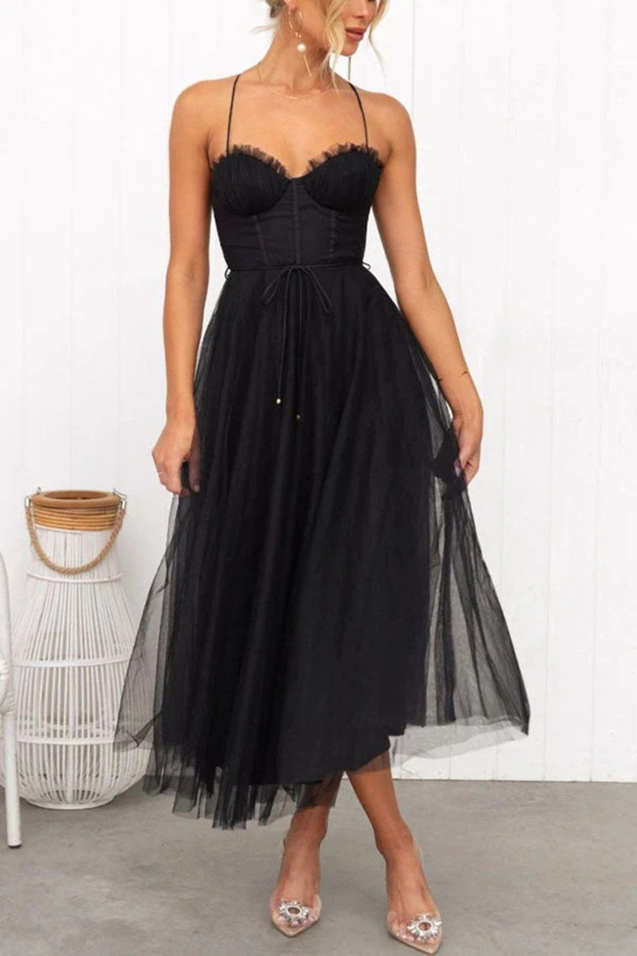Riley | Women's Elegant Flowing Midi Dress - image 1