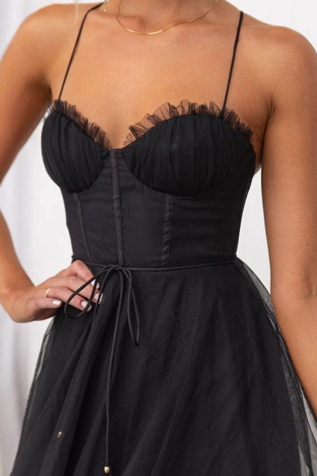 Riley | Women's Elegant Flowing Midi Dress - image 9