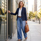 Riley | Women's Retro High-Rise Wide-Leg Jeans - image 4