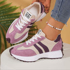 Riley | Women's Retro Platform Lace-Up Sneakers - image 11