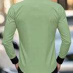 Kai | Men's Classic Collared Shirt, Button-Front Dress Shirt | Animated Apparel