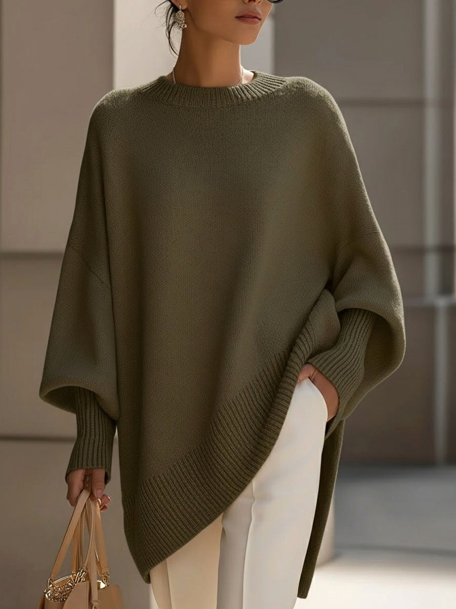 Rosalie | Women's Oversized Knit Sweater, Soft Drape Jumper | Animated Apparel