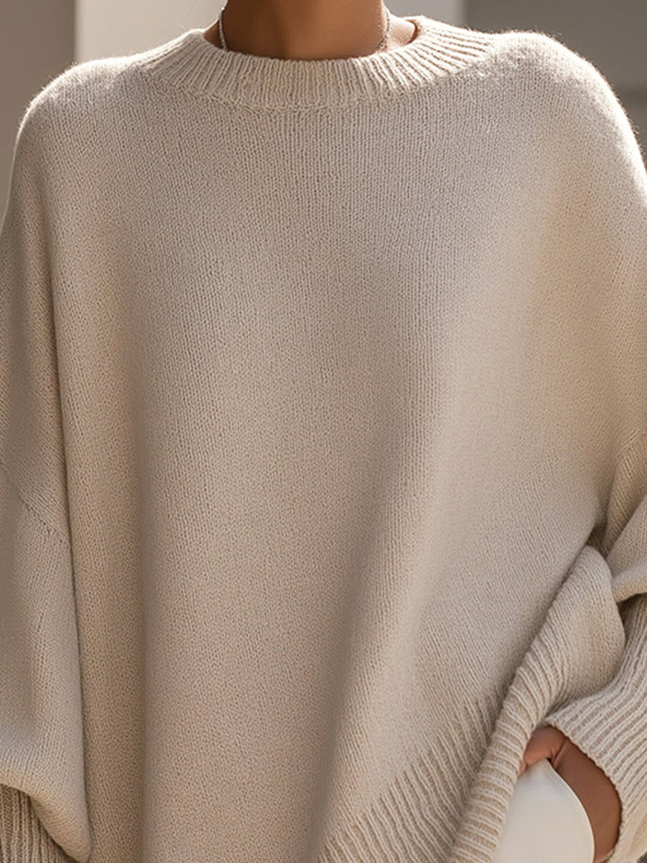 Rosalie | Women's Oversized Knit Sweater, Soft Drape Jumper | Animated Apparel