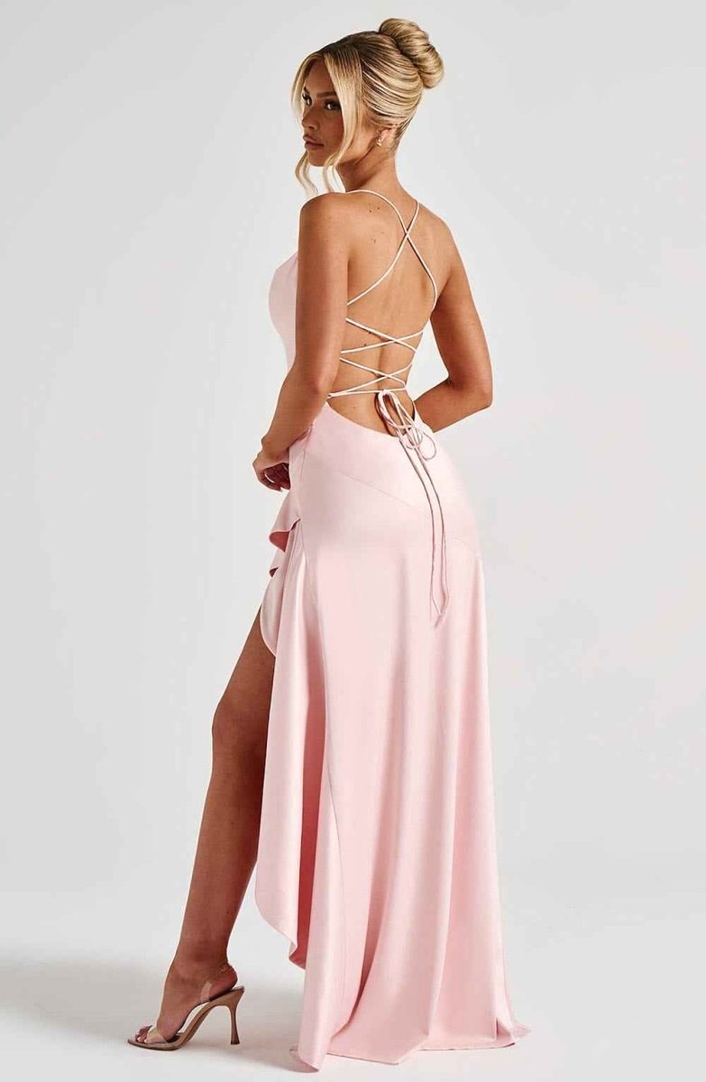 Rosalie | Women's Ruffled Hem Maxi Dress - image 12