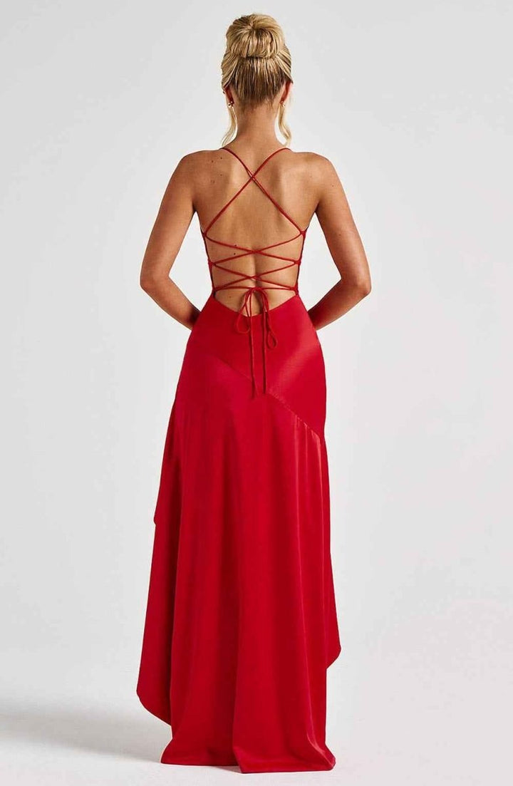 Rosalie | Women's Ruffled Hem Maxi Dress - image 17
