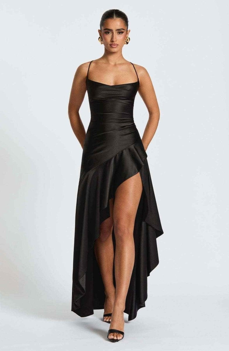 Rosalie | Women's Ruffled Hem Maxi Dress - image 2