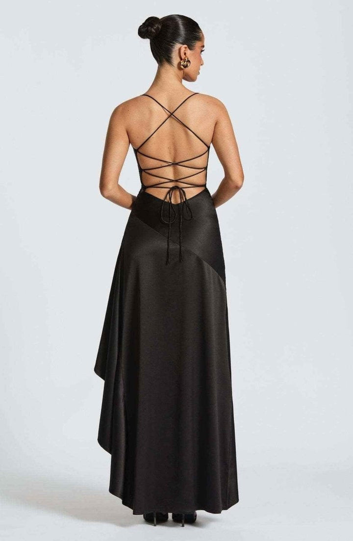 Rosalie | Women's Ruffled Hem Maxi Dress - image 9