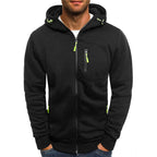 Ross | Men's Zip-Up Hoodie, Relaxed-Fit Autumn Jumper | Animated Apparel