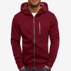 Ross | Men's Zip-Up Hoodie, Relaxed-Fit Autumn Jumper | Animated Apparel