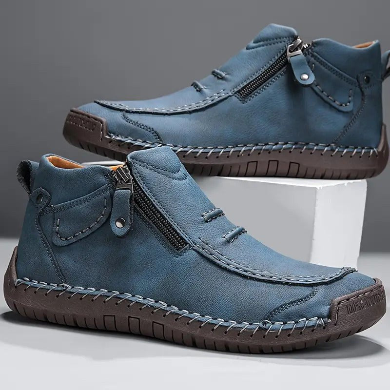 Josiah | Men's Ergonomic Slip-On Shoes, Comfortable Walking Shoes | Animated Apparel