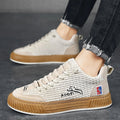 Isaac | Men's Lace-Up Trainers with Quilted Upper, Chunky Sole Trainers | Animated Apparel
