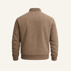 Ryan | Men's Suede Bomber Jacket, Tailored Autumn Jacket | Animated Apparel