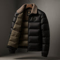 Ryan | Women's Quilted Puffer Jacket, Weather-Resistant Autumn Coat | Animated Apparel | Black