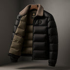 Ryan | Women's Quilted Puffer Jacket, Weather-Resistant Autumn Coat | Animated Apparel | Black