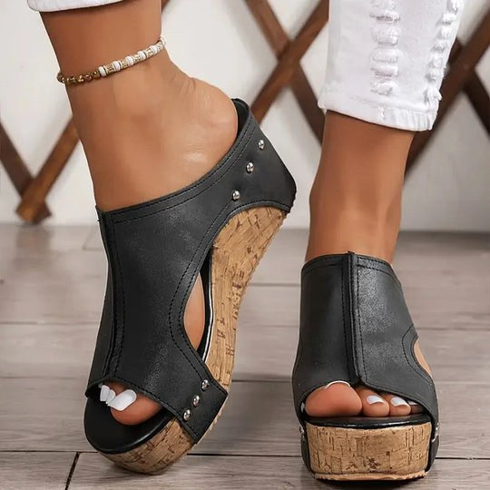 Sarah | Women's Orthopedic Cushioned Sandals - Brown