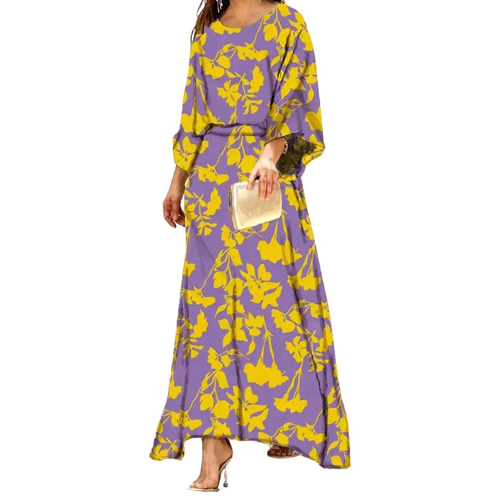 Savannah | Women's Boho Print Flowing Maxi Dress - image 5