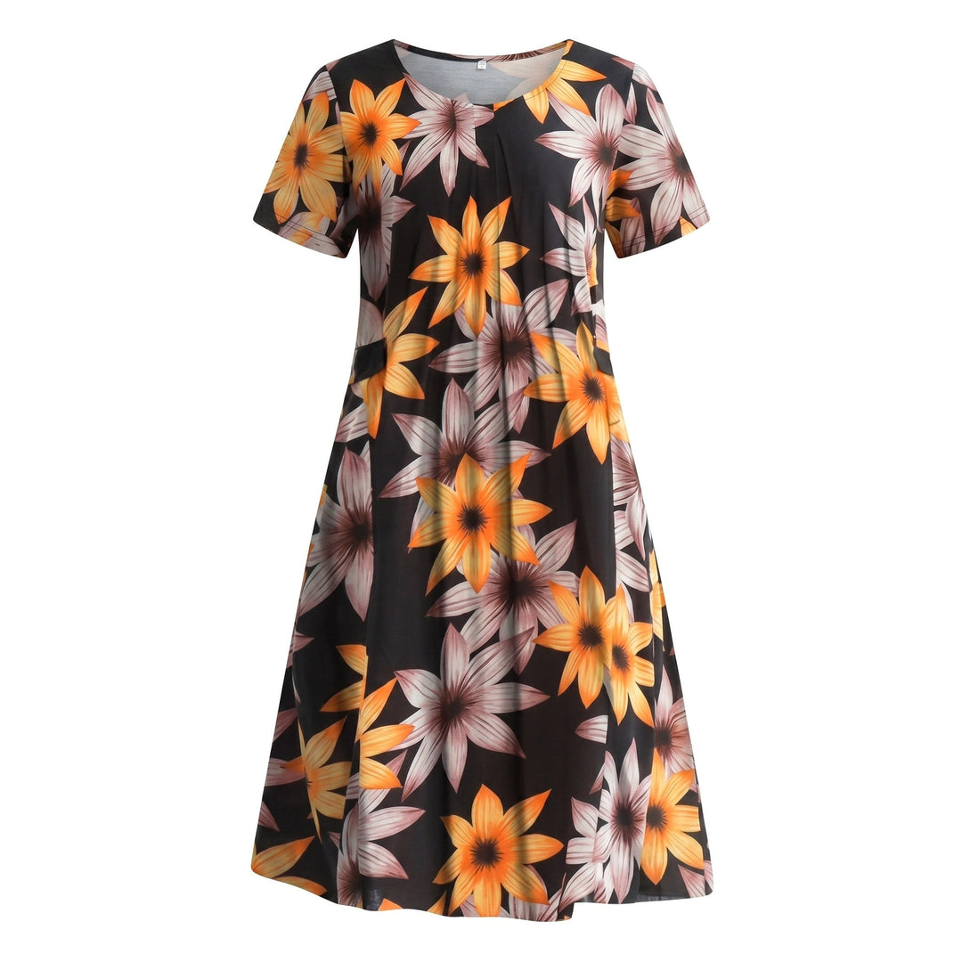 Savannah | Women's Casual Floral Midi Dress - image 12
