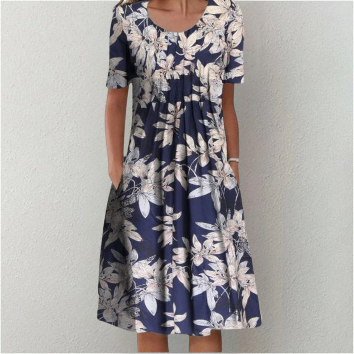 Savannah | Women's Casual Floral Midi Dress - image 15
