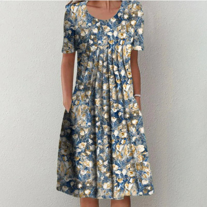 Savannah | Women's Casual Floral Midi Dress - image 22
