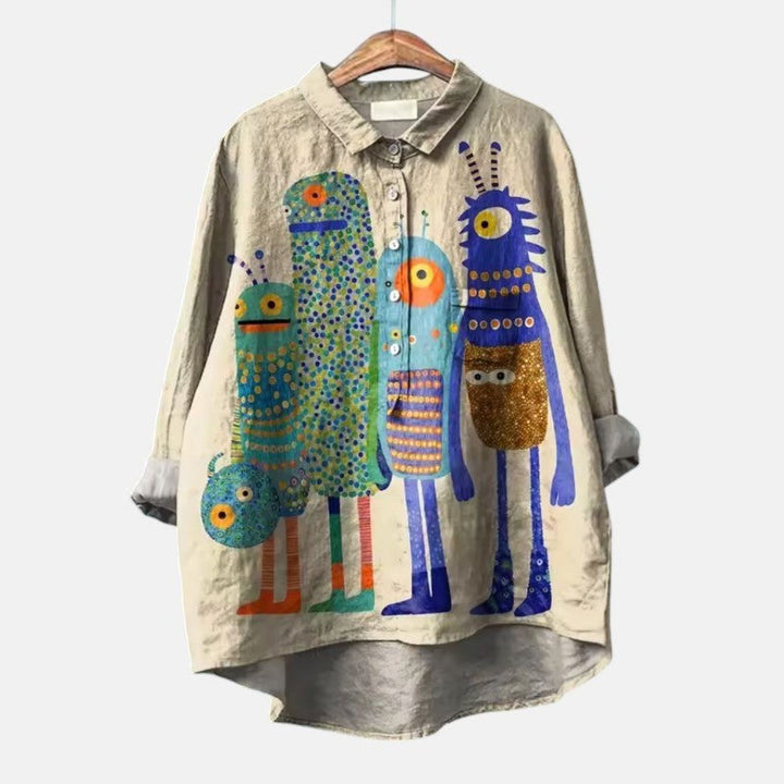 Savannah | Women's Classic Button-Up Shirt - Print 1