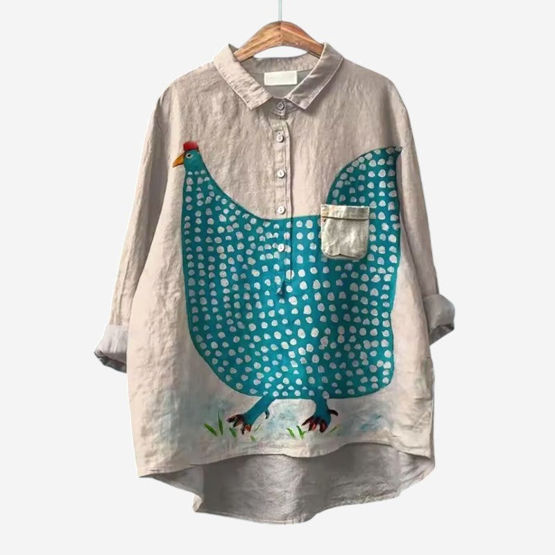 Savannah | Women's Classic Button-Up Shirt - Print 2