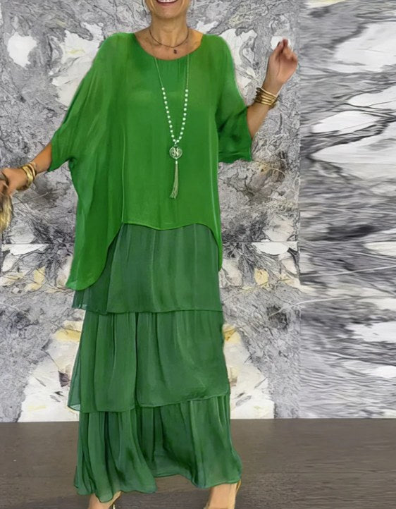 Savannah | Women's Elegant Fluid Maxi Dress - image 13