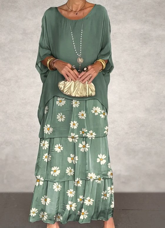 Savannah | Women's Elegant Fluid Maxi Dress - image 14