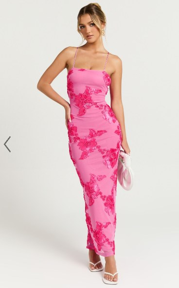 Savannah | Women's Floral Print Fit-and-Flare Maxi Dress - image 7