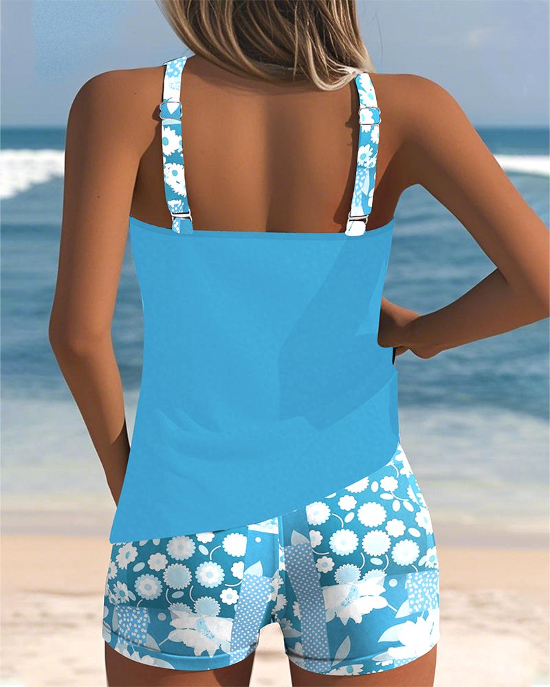 Savannah | Women's Floral Two-Piece Swimsuit - image 8