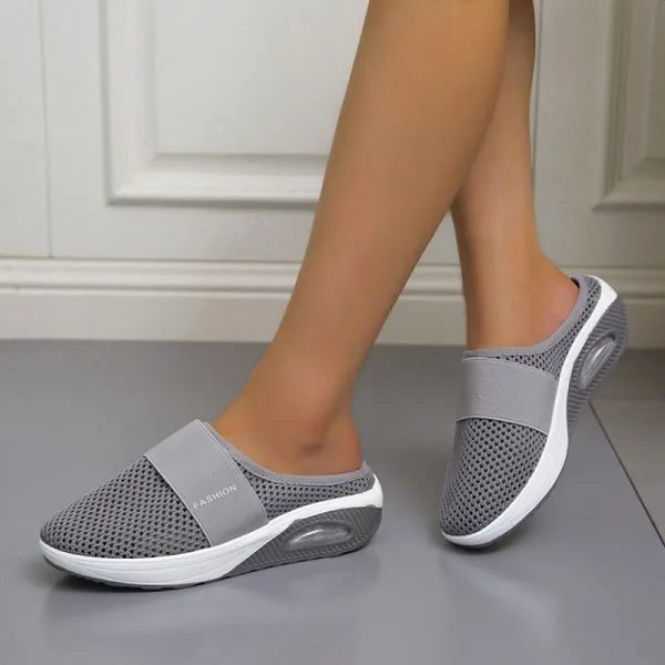 Savannah | Women's Orthopedic Sandals - Donkergrijs