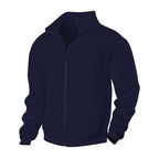 Eloise | Women's Zip-Through Cardigan with Stand Collar, Ribbed Knit Cardigan | Animated Apparel