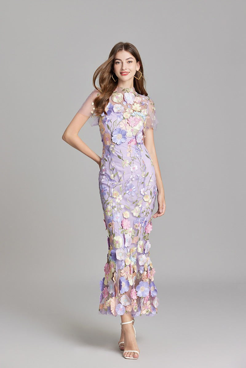 Scarlett | Women's Floral Midi Dress - image 11