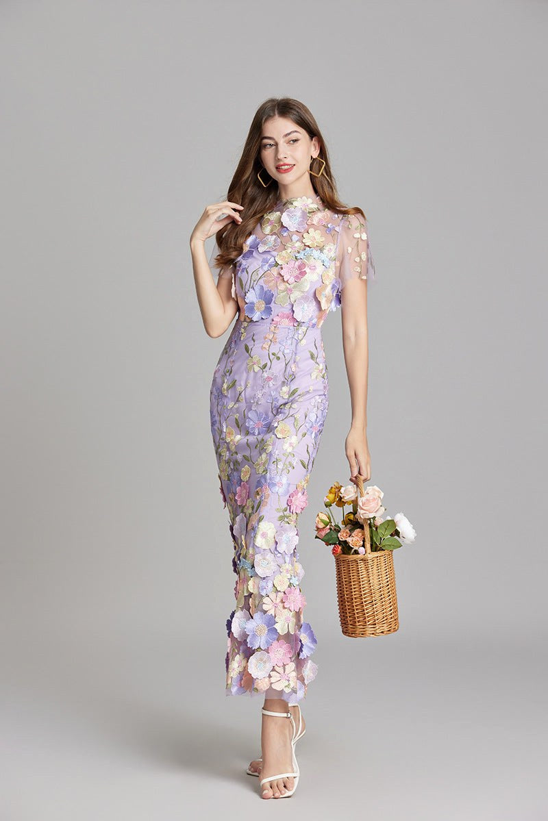Scarlett | Women's Floral Midi Dress - image 12