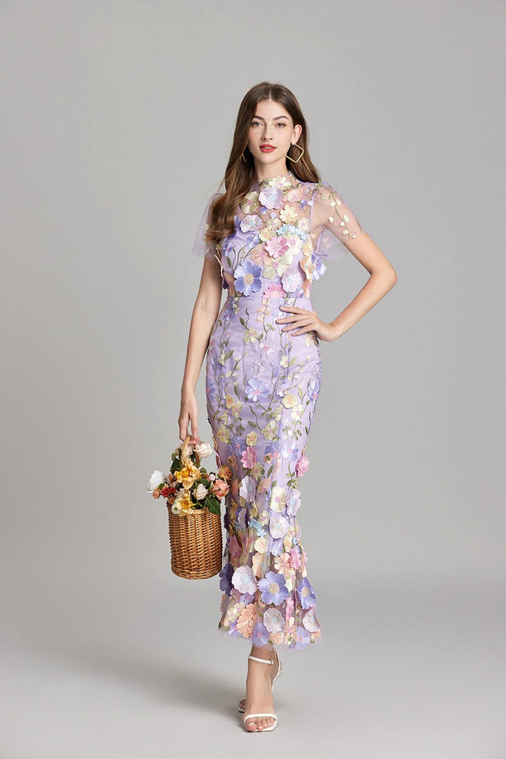 Scarlett | Women's Floral Midi Dress - image 13