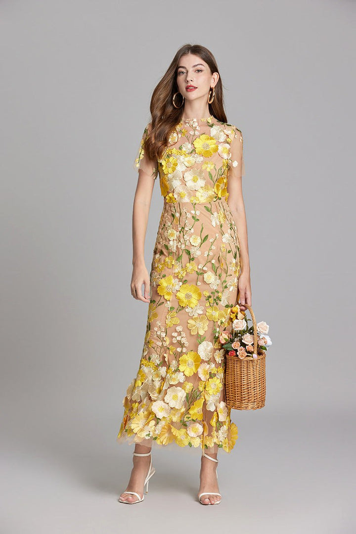 Scarlett | Women's Floral Midi Dress - image 17