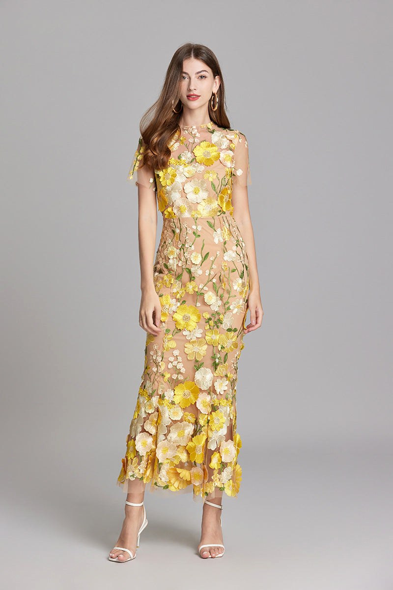 Scarlett | Women's Floral Midi Dress - image 19