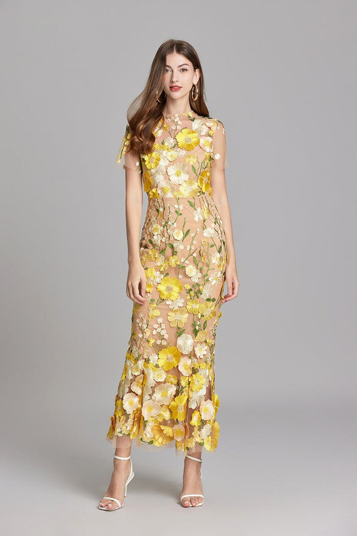 Scarlett | Women's Floral Midi Dress - image 19