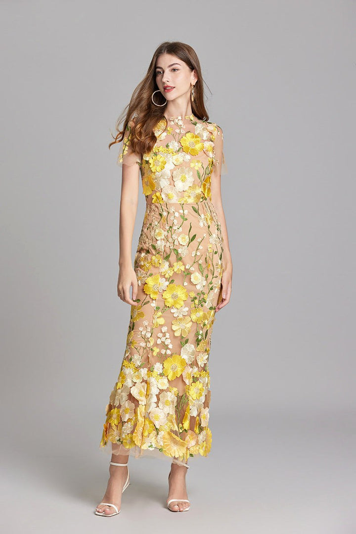 Scarlett | Women's Floral Midi Dress - image 20