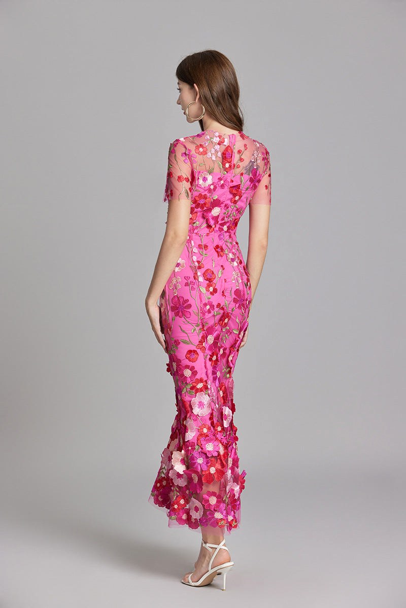 Scarlett | Women's Floral Midi Dress - image 5
