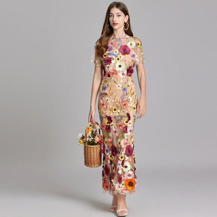 Scarlett | Women's Floral Midi Dress - image 6
