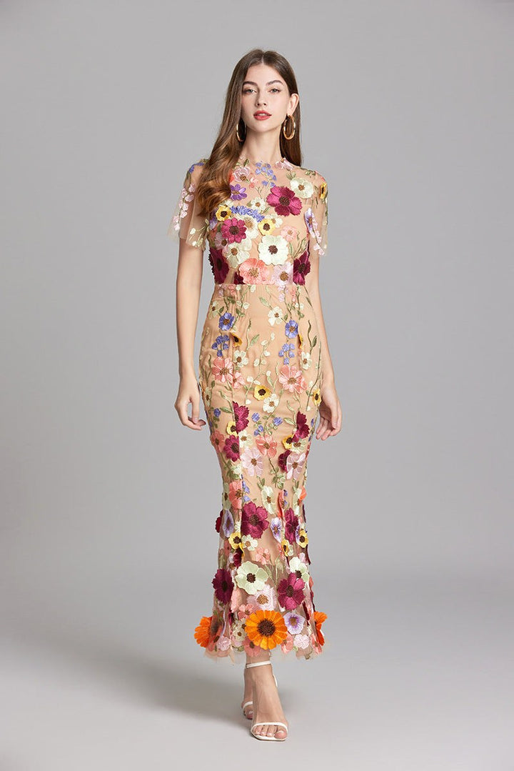 Scarlett | Women's Floral Midi Dress - image 7