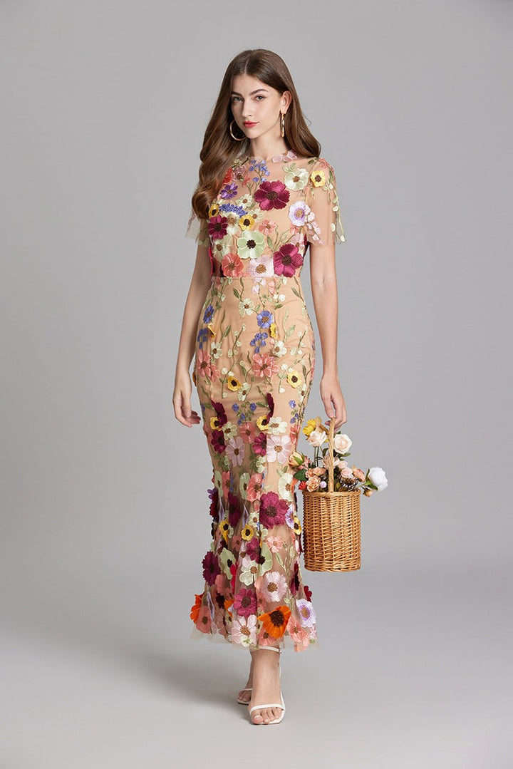 Scarlett | Women's Floral Midi Dress - image 8