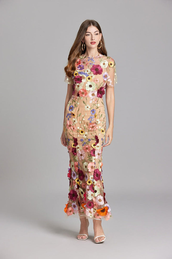 Scarlett | Women's Floral Midi Dress - image 9