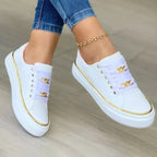 Scarlett | Women's Orthopaedic Walking Shoes, Cushioned Daily Wear | Animated Apparel | White