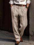 Sean | Men's Classic Pleated Trousers, Comfortable Dress Trousers | Animated Apparel