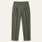 Shane | Men's High Waist Double Pleated Trousers, Tailored Formal Trousers | Animated Apparel