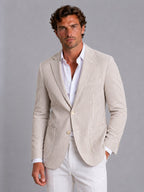 Shaun | Men's Striped Tailored Blazer, Lightweight Suit Jacket | Animated Apparel