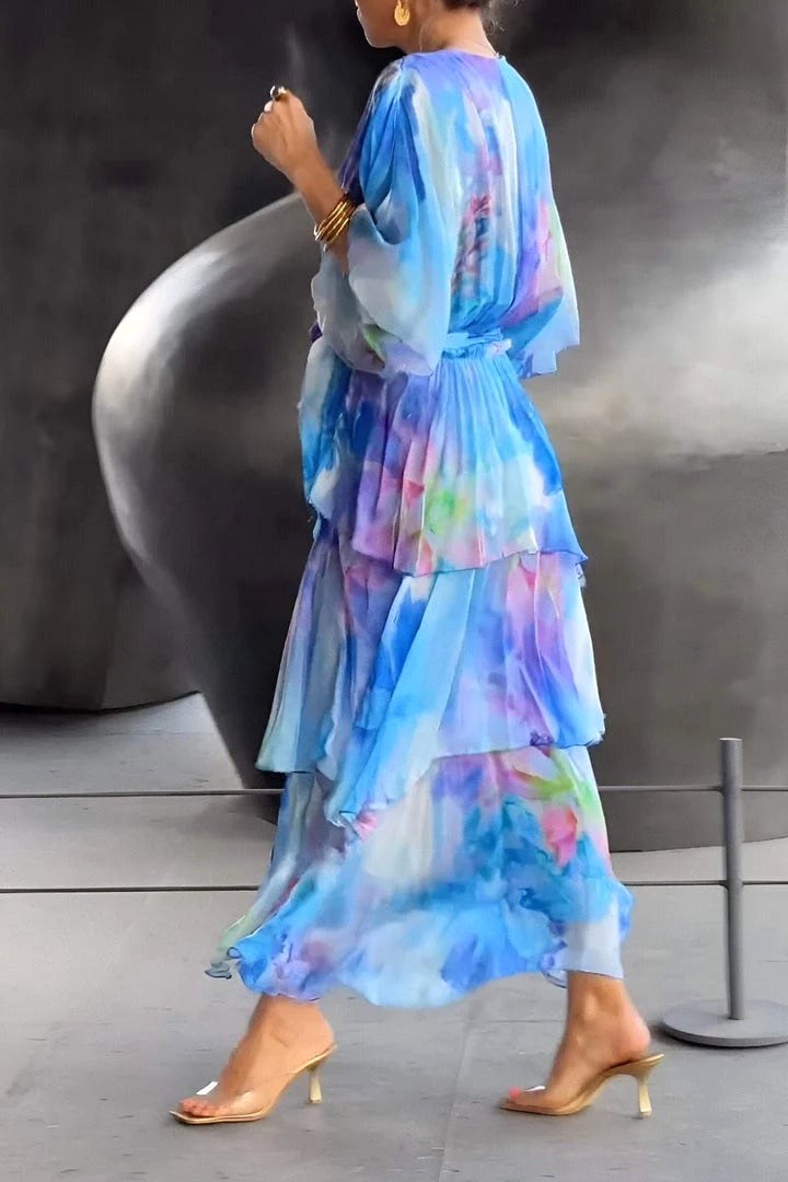 Sienna | Women's Bohemian Print Maxi Dress - image 2