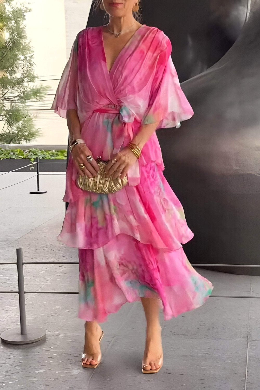 Sienna | Women's Bohemian Print Maxi Dress - image 3