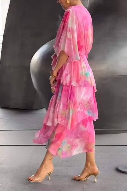 Sienna | Women's Bohemian Print Maxi Dress - image 4